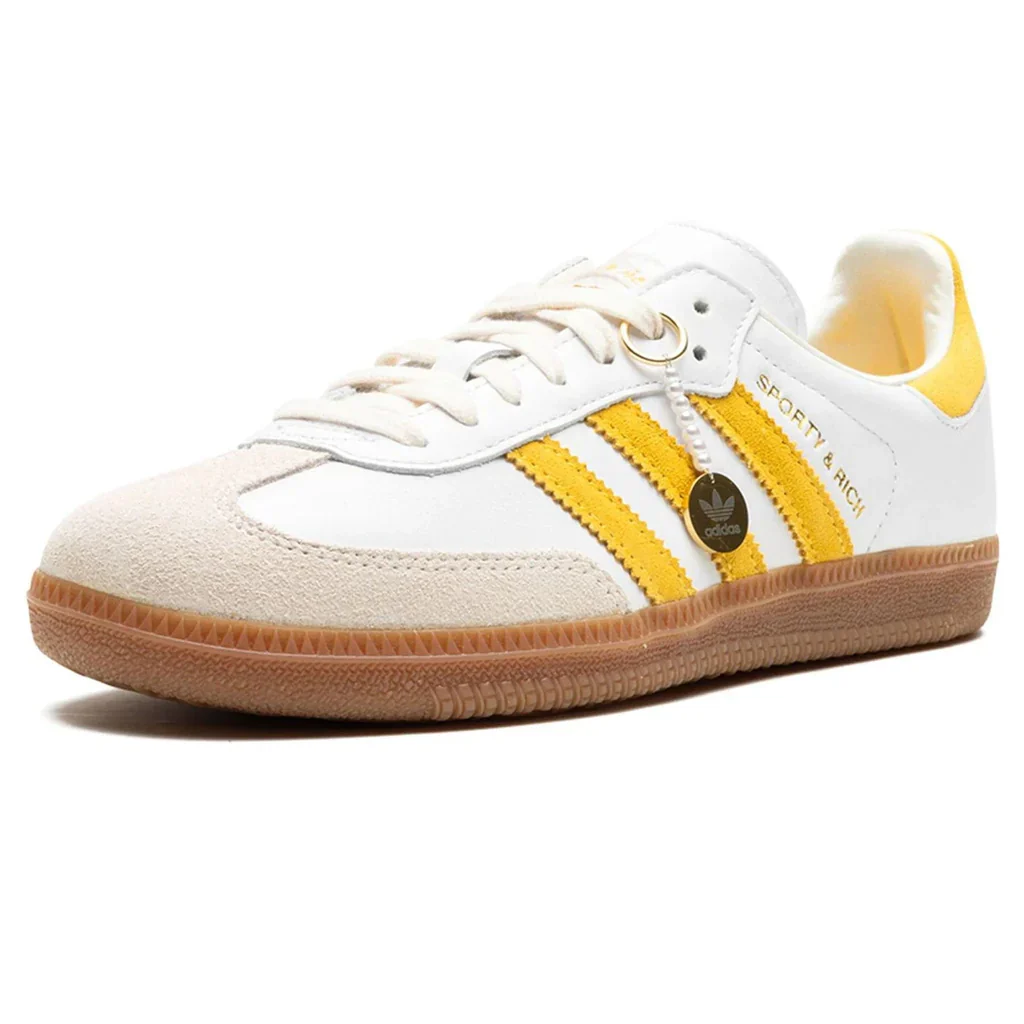 adidas Samba Sporty & Rich 'White Bold Gold' - Image 4