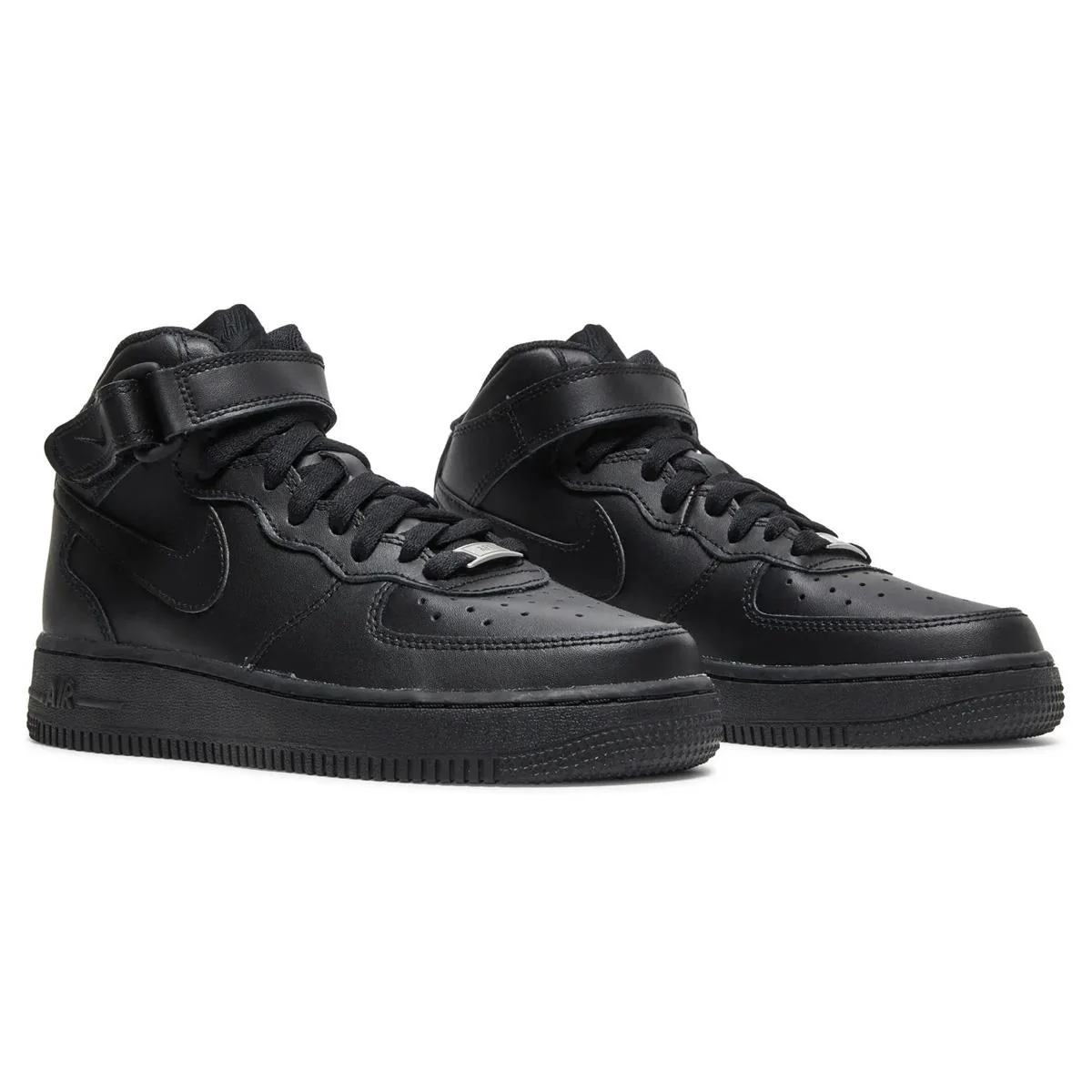 Air Force 1 Mid Triple Black GS - Image 4