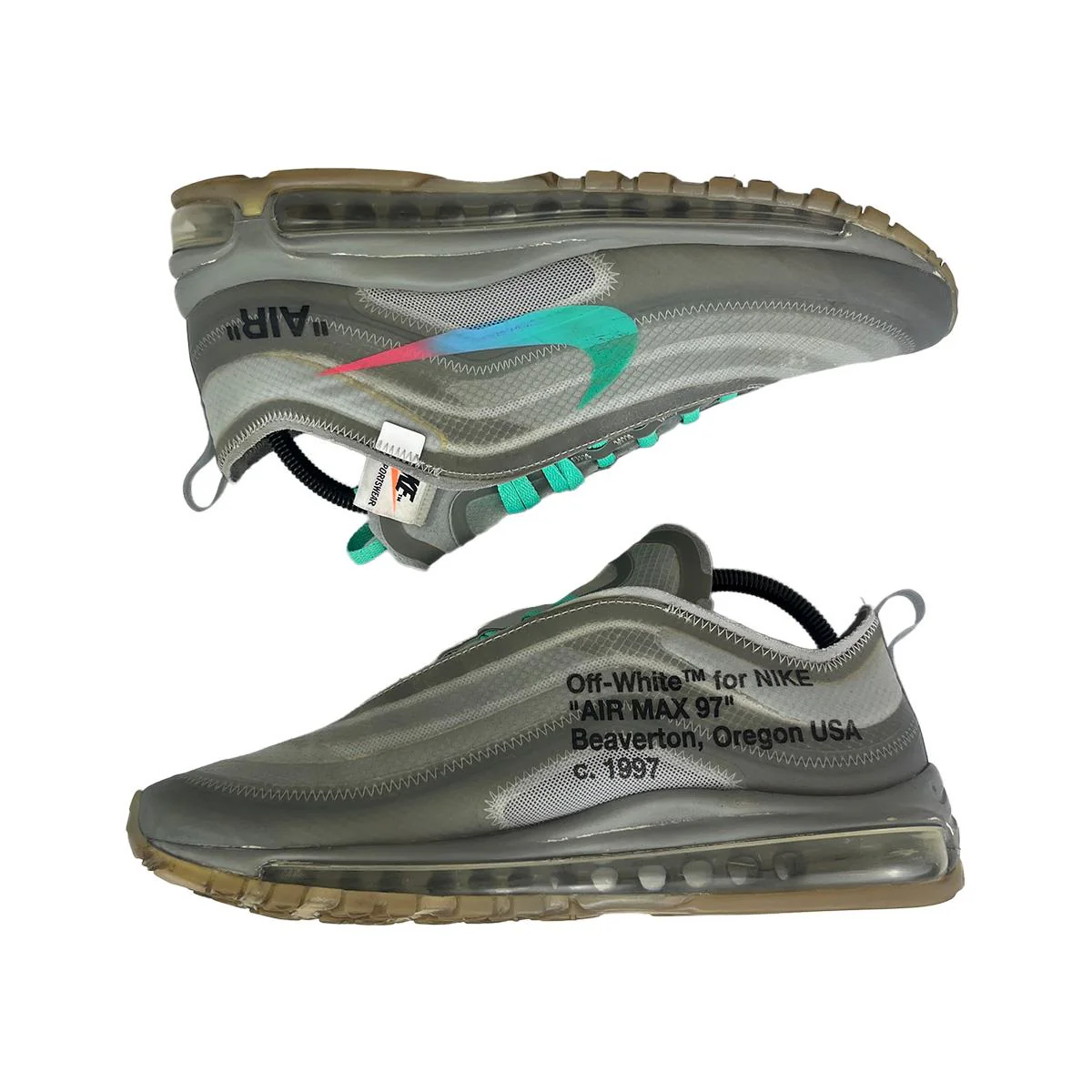 Nike Air Max 97 'Off-White Menta' UK8 - Image 5